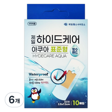 제일헬스사이언스 하이드케어 아쿠아 표준형 방수밴드, 6개, 10개입