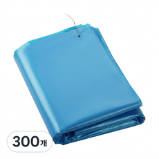 코멧 평판 쓰레기 비닐봉투 청색, 300개, 50L