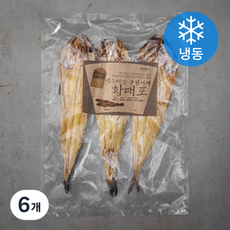해그린푸드 백두대간 문경새재 황태포 (냉동), 60g, 6개