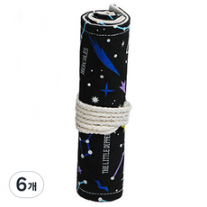 Allode 帆布捲簾式色鉛筆袋 24色 34 x 20 cm, 6個, 19 夜空