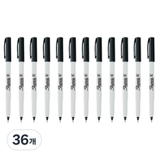 Sharpie 特細奇異筆, 36個, 黑色