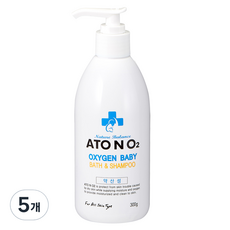ATONO2 活氧寶寶沐浴洗髮露 柑橘, 300g, 5個