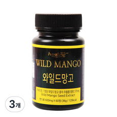 힐링 와일드망고 영양제, 3개, 36g
