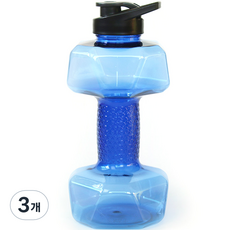 순잠 무게조절 물아령 워터 덤벨 1500ml 블루, 3개