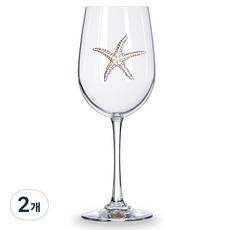 퀸스주얼 불가사리 와인잔 스템포함, 2개