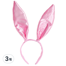 미미파티 동물 파티 생일 인싸 놀이공원 체육대회 운동회 머리띠 바니걸, 바니걸 핑크, 3개