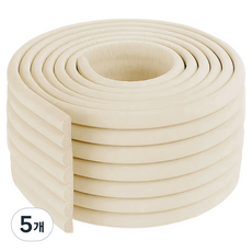 Beiru 寬版加厚壓紋防撞護角, 5個, 淺米色