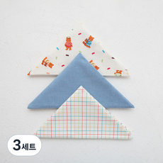 Chungage 玩偶狗狗衣服製作 小塊布料 3件套組 布料包, 089, 3套