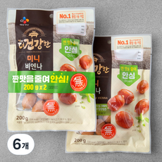 더건강한 미니 비엔나, 200g, 6개