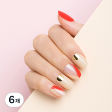 젤로젤로 젤네일 스티커, 6개, 트럼프퀸