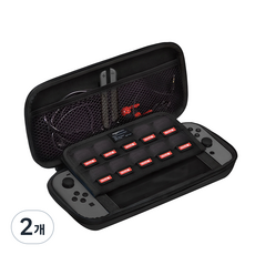安妞市集 任天堂 Switch 便攜式硬殼收納包, 2個, 單一商品