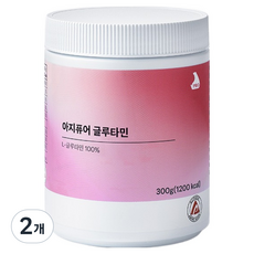 잠백이 아지퓨어 글루타민, 300g, 2개