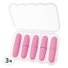 TIS柔軟耳塞 粉色, 3個, 10片