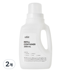 comet 洗滌劑補充裝分裝瓶 1L, 2個, 單一顏色