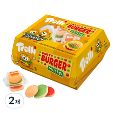 Trolli 迷你漢堡軟糖盒, 2個, 200g
