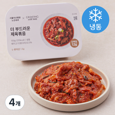 그리팅 소프트 프로틴 더 부드러운 제육볶음 (냉동), 150g, 4개