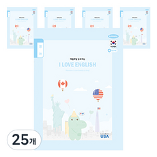 펜피아 1000 초등 1 6영어 제본노트, C블루, 25개