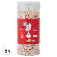 츄통령 반려동물 바삭츄 동결건조 간식, 50g, 5개, 닭가슴살