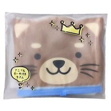 內海 小方巾附動物滑扣夾鍊袋 款式隨機, 25 x 25cm, 1入, 1個