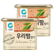 Uripam 清淨園 Deli 火腿罐頭, 330g, 2個