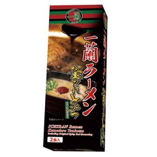 一蘭 釜醬汁豚骨細麵 2人份 262g, 1盒