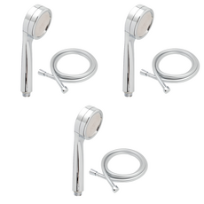 Jb JEIL BATH 防水垢PVC淋浴軟管2m組, 3組, 銀色