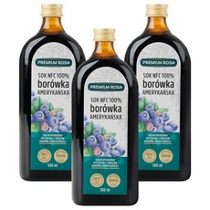 PREMIUM ROSA 藍莓原汁 500ml, 3瓶