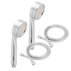 Jb JEIL BATH 防水垢PVC淋浴軟管2m組, 2組, 銀色