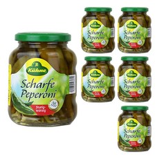 퀴네 페페로니 절임, 6개, 300g