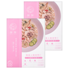 伴拌日嚐 寵膳鮮味主食包 美膚亮毛配方 鯖香火雞燴薏仁 犬糧, 150g, 2盒