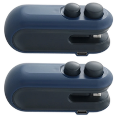 零食封口機, 深藍色, 2個, TX-006