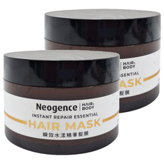 Neogence 霓淨思 瞬效水漾精華髮膜 180ml 深層修護 保濕滋養, 2罐
