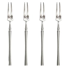 BELLE design 餐具派崔克茶叉銀, 4個, 單品