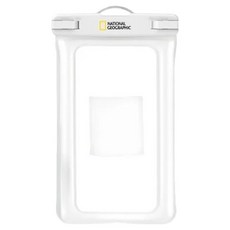 NATIONAL GEOGRAPHIC 國家地理 防水手機袋DX, 白色, 1個