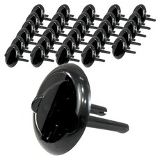 One Stop 延長線插座安全蓋 保護蓋 插頭塞, 30個, 黑色