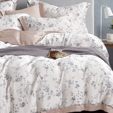 Prawear 巴麗維亞 60支天絲兩用被床包組 愛洛花園 加大6尺 親膚透氣