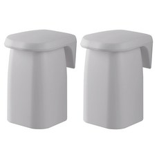 모나코올리브 모던 심플 자석 양치컵, 2개, 그레이