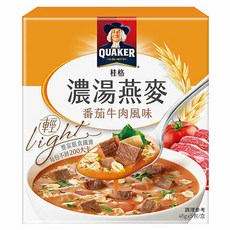 QUAKER 桂格 濃湯燕麥 番茄牛肉風味 5包, 230g, 1盒