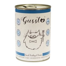 Gussto 無穀主食罐, 6號美味火雞 + 鮪魚, 400g, 1罐