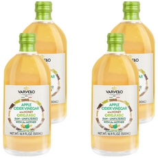 蜂蜜蘋果醋, 4個, 500ml