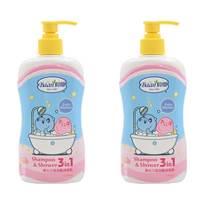 Baan 貝恩 甜心三效洗髮沐浴乳, 400ml, 2瓶