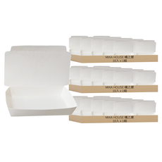 橘之屋 紙餐盒 一體小 16.3*10*3cm, 10入, 3組