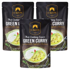 deSIAM 泰式綠咖哩調理醬包, 200g, 3包