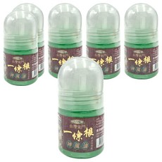 金牌一條根 古早味 一條根神風油滾珠瓶 (舒緩疲勞、滾珠設計、草本精華), 1入, 6罐