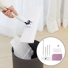 코멧 홈 원터치 대형 밀대걸레 풀세트, 1세트