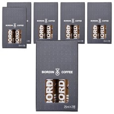 BORDIN 冰滴咖啡原液 中烘焙綜合豆款, 25ml, 2瓶, 6組