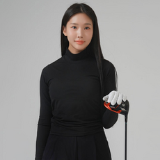 PEARLY HILLS 女款發熱附胸墊刷毛無鋼圈高爾夫內搭衣高領