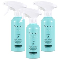 아브카 풋 케어 버블 샴푸 베이비 코튼향, 1개입, 3개, 300ml
