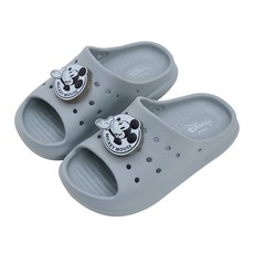 (童)電燈造型洞洞拖鞋(125812)米奇-淺灰15