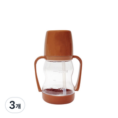 AGAFURA Raon 吸管杯, 250ml, 3個, 焦糖色